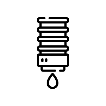 Heater components: radiator hose icon