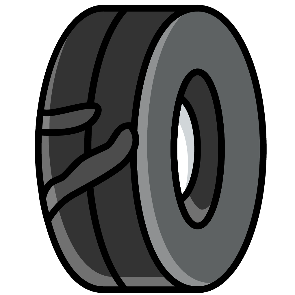 When it's time to get new tires icon